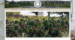 Desktop Screenshot of bosquecounty.us